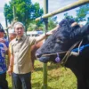 Wali Kota Bogor, Dedie A. Rachim saat meninjau pelaksanaan Bursa Hewan Qurban 2025 di area PUMPKIN, Jalan Pajajaran, Kota Bogor. (Yudha Prananda / Jabar Ekspres)