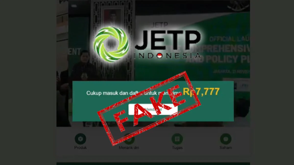 Waspada Aplikasi JETP