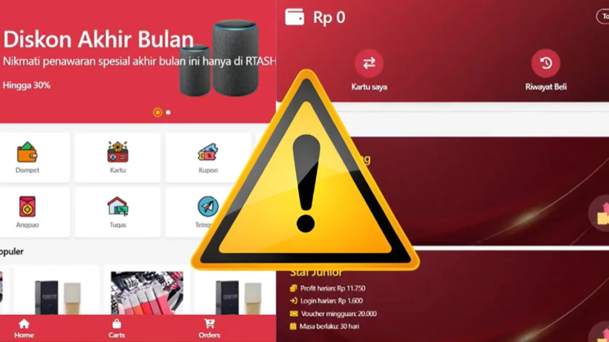 Waspada Aplikasi RTA Shop Scam