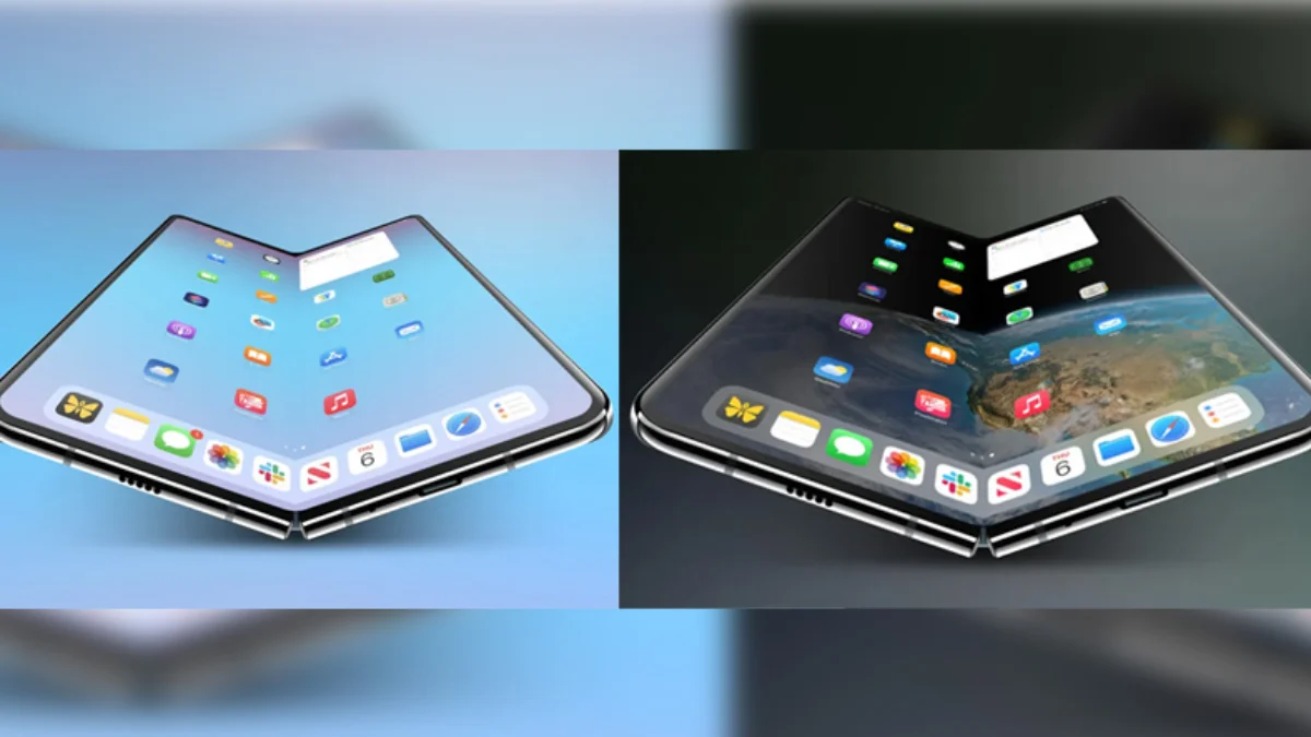Ponsel Lipat iPhone Foldable