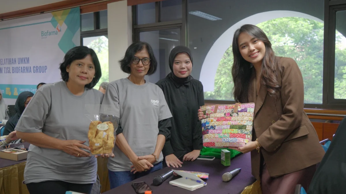 Pelatihan bertajuk “Level Up UMKM: Grow, Public Speaking, Collaborate!” yang diselenggarakan oleh Biofarma diikuti oleh 70 pelaku Usaha Mikro, Kecil, dan Menengah (UMKM) pada 14 Mei 2025.