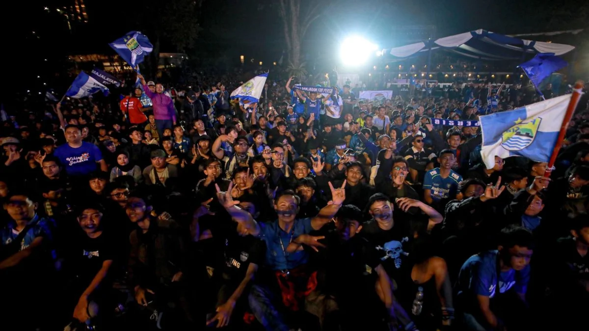 Selebrasi Persib Juara. Foto Istimewa