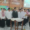 Pelantikan pengurus DPD Lembaga Seni dan Qasidah Indonesia (LASQI) Nusantara Jaya (NJ) Kota Bandung di Pendopo Kota Bandung, Jumat, 16 April 2025.