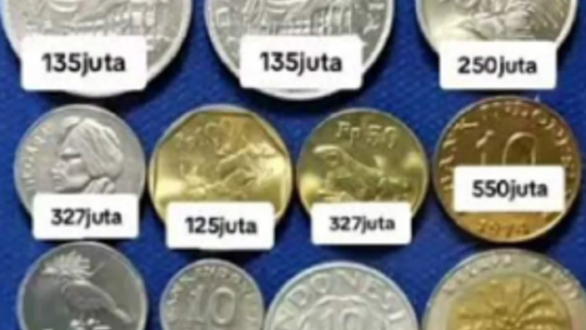 5 Daftar Uang Koin Kuno yang Harganya Makin Mahal, Capai Ratusan Juta!