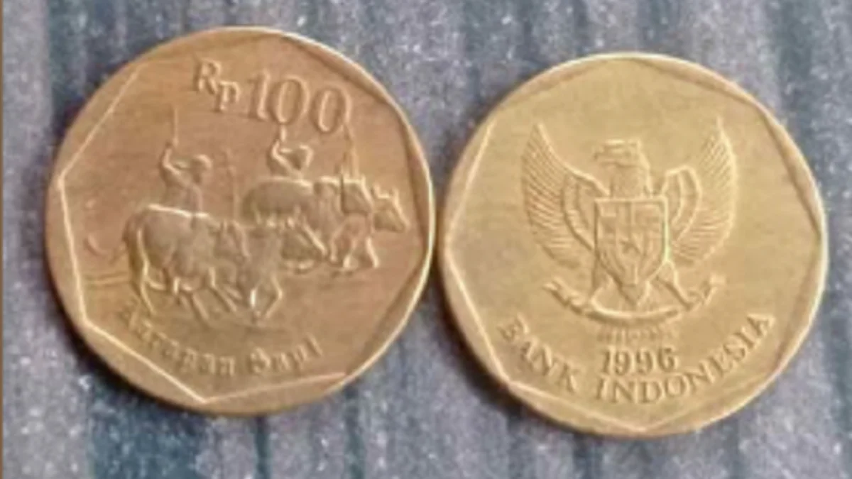 1 Keping Koin Kuno Rp100 Karapan Sapi Dihargai Rp 10 Jutaan, Cek Tempat Jualnya!