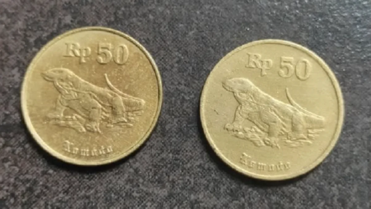 Rezeki Nomplok! Koin Kuno Rp50 Komodo Laku 2 Jutaan Rupiah di Lelang, Tertarik Jual?