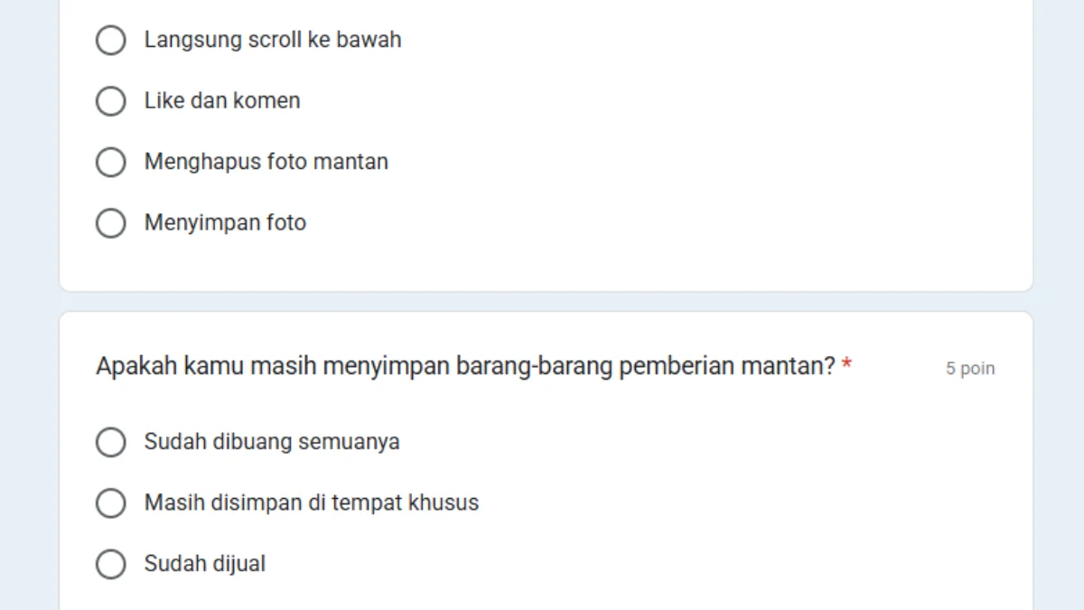 Link Tes Ujian Gamon Viral Lagi, Cek Seberapa Sulit Kamu Melupakan Mantan