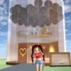 Tutorial Membangun Rumah Boba Aesthetic di Sakura School Simulator