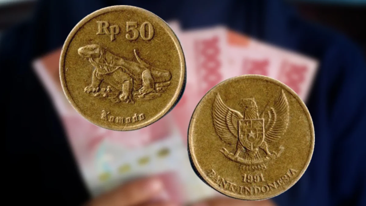 Uang Koin Kuno Rp50 Komodo