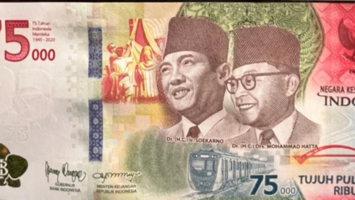 Ciri Khusus Uang Rp 75 Ribu yang Bikin Mahal