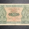 Uang Kuno Rp 50 dari Tahun 1952 Ini Laku Rp 13 Juta