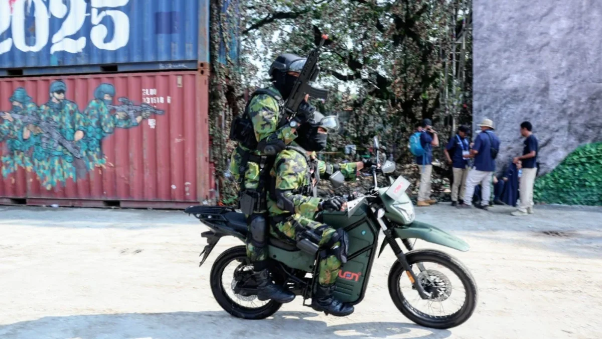 Live Demo Motor Listrik Sprint di ajang INDO DEFENCE 2024 Expo & Forum yang berlangsung pada 11-14 Juni 2025 di JIExpo Kemayoran, Jakarta