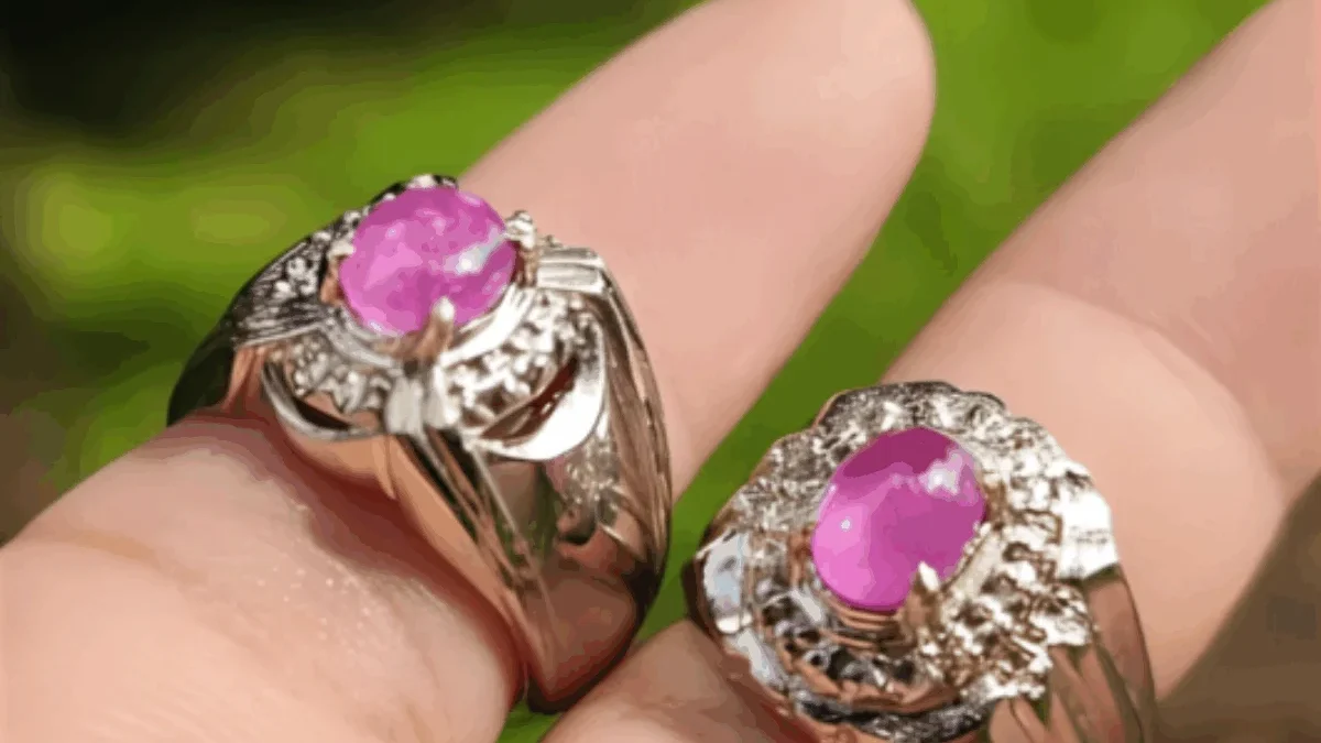 Batu Akik Pink Safir Langka Cuman Rp4,5 Juta Disini, Ini Lokasinya