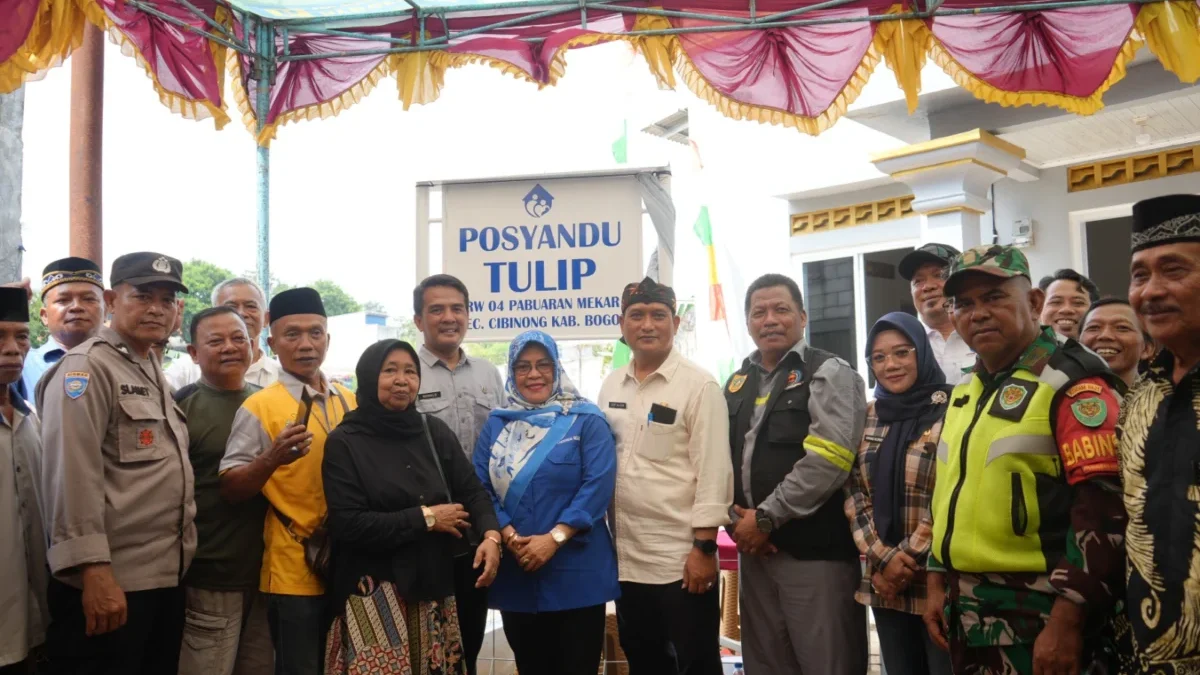 Camat Cibinong Resmikan Posyandu Tulip, Targetkan Zero Stunting