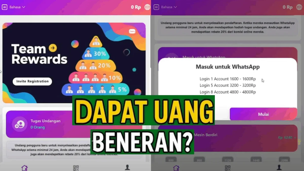 Apakah Aplikasi Sewa WhatsApp TaskAll Penghasil Uang? Ini Faktanya!