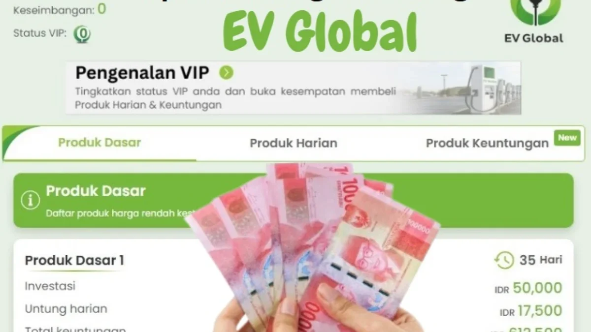 Aplikasi EV Global yang disebut sebagai Growth Fund Versi 2