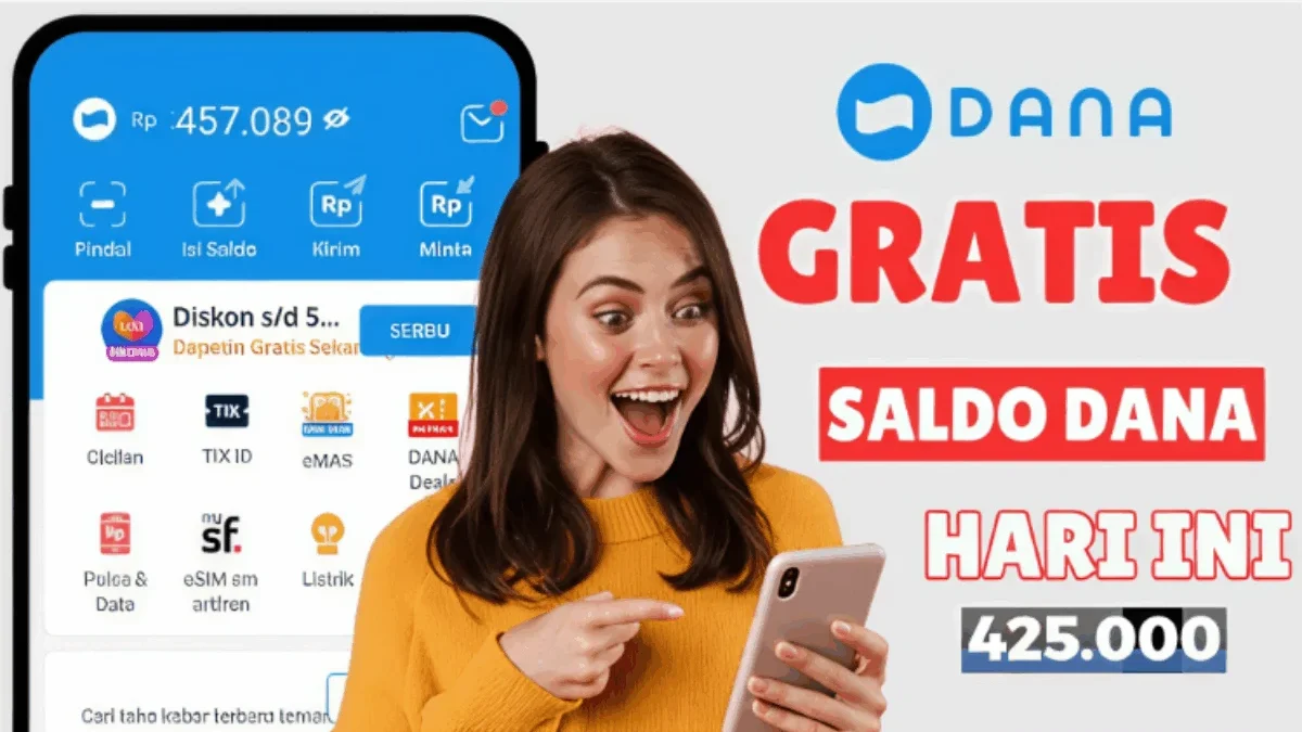 Masuk Saldo DANA 425.000 Hari Ini dari Aplikasi Penghasil Uang 2025, Cuma Login dan Diamkan HP