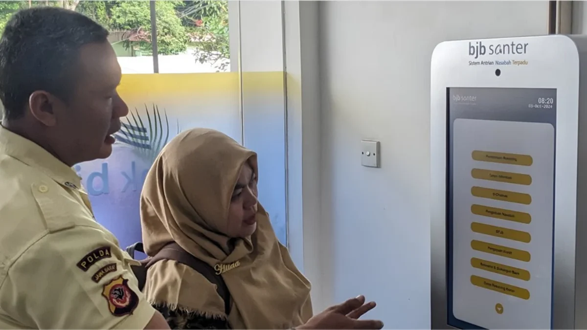 Sistem antrian digital yang dikembangkan oleh Newtronic Solution.