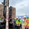 Pembangunan Pasar Rakyat Leuwiliang Dimulai, Tiang Pancang Pertama Resmi Ditanam