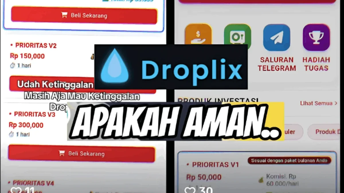 Apakah Benar Aplikasi Droplix Bisa Menghasilkan Uang? Ini Penjelasannya