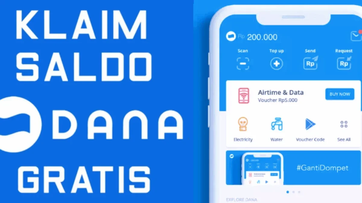 Klaim Saldo DANA Gratis Hingga Rp200.000 Disini