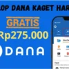 Amplop DANA Kaget hari ini berpeluang dapat saldo gratis hingga ratusan ribu rupiah.