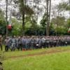 Ratusan Linmas dari 165 desa ikut Jambore di Pakuhaji, Kecamatan Ngamprah, Bandung Barat. Rabu (25/6). Dok Jabar Ekspres/Suwitno