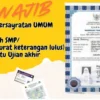 ILUSTRASI dokumen syarat daftar SMPB Jabar 2025.