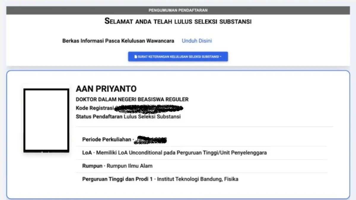 Akhirnya Pengumuman LPDP Tahap 1 2025 Sudah Keluar Hari Ini, Kamu Lolos? Cek Sekarang