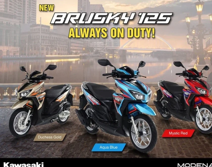 Cosplay Honda Vario 125? Kawasaki Brusky 125 Dirilis dengan Tampang Berani dan Harga Murah Cosplay Honda Vario 125? Kawasaki Brusky 125 Dirilis dengan Tampang Berani dan Harga Murah