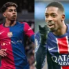 Yamal dan Dembele/ Kolase Foto instagramInstagram@lamineyamal/@o.dembele7-