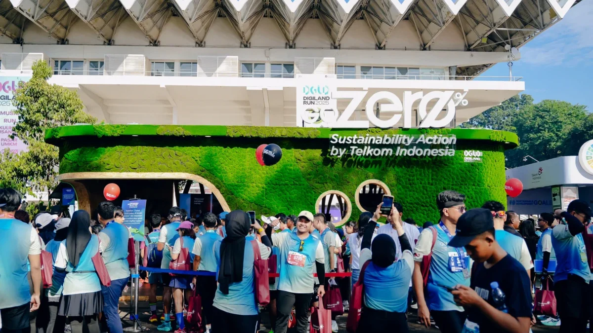 Langkah Nyata Wujudkan Net Zero Emission, Telkom Hitung dan Kompensasi Jejak Karbon Digiland 2025