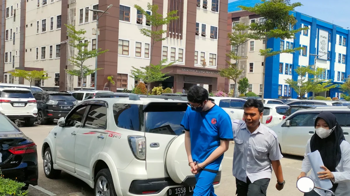 Dok. Dinyatakan lengkap, berkas penyidikan tersangka Priguna Anugerah Pratama Alan segera dilimpahkan ke Kejati Jabar. Foto. Sandi Nugraha / Jabar Ekspres