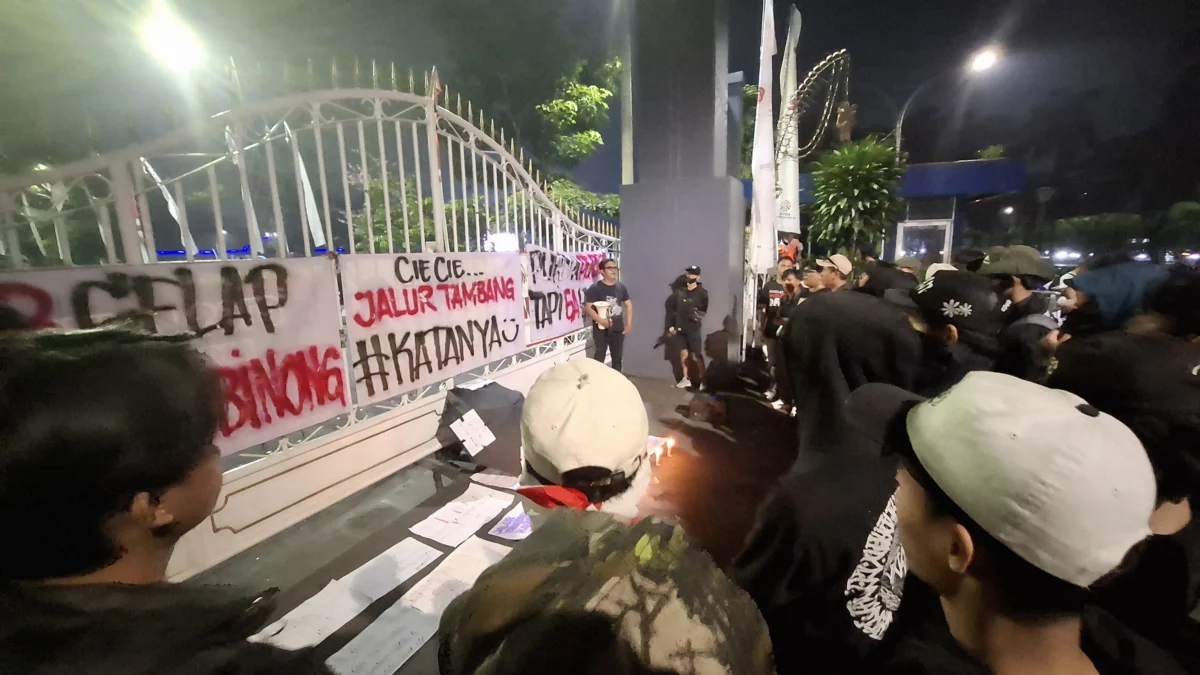 Mahasiswa dan warga Rumpin gelar aksi di Kabupaten Bogor bawa 4 tuntutan