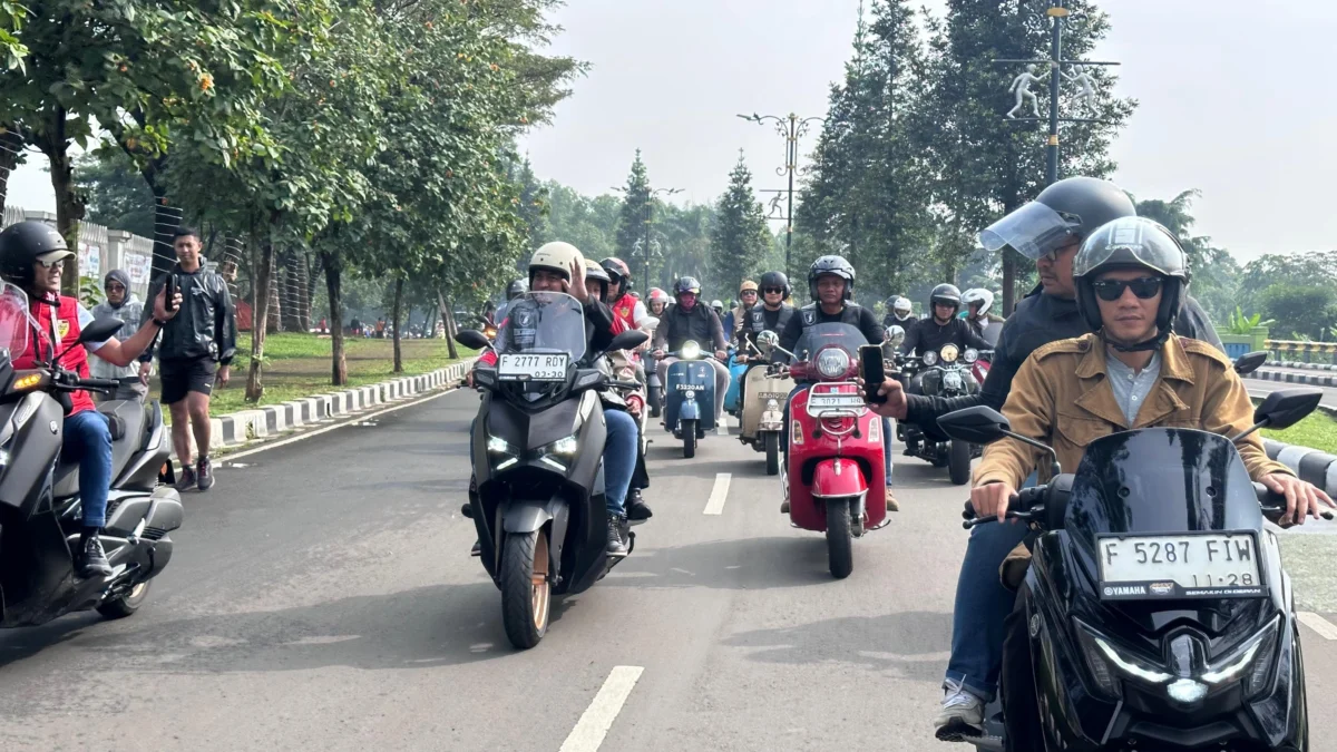 Bupati dan Wali Kota Bogor touring bareng