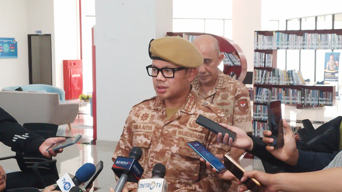 Wamendagri Bima Arya saat dampingi Retret Kepala Daerah di IPDN Jatinangor