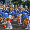 Penampilan Parade Praja IPDN Kampus Jatinangor di penutupan retret kepala daerah