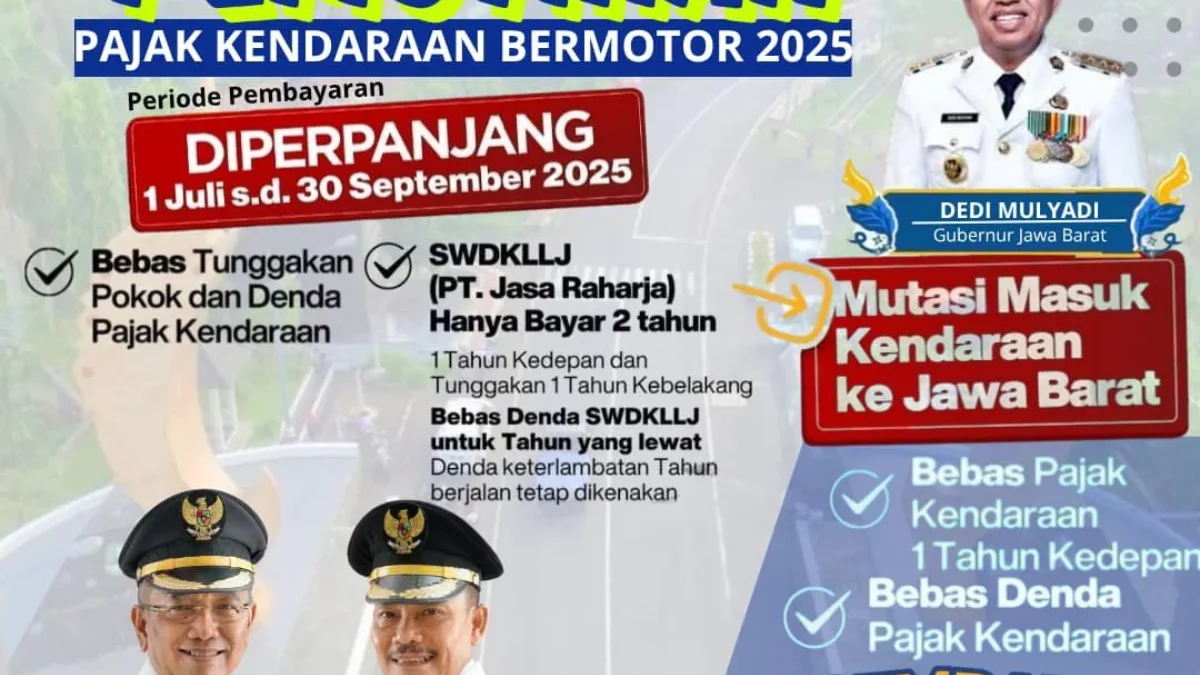 Pemkot Banjar mengumumkan perpanjangan program pemutihan PKB hingga 30 September 2025. (Istimewa)