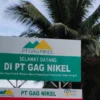 PT GAG Nikel, salah satu perusahaan pertambangan yang mengakibatkan kerusakan lingkungan di kepulauan Raja Ampat. (Dok. Istimewa)