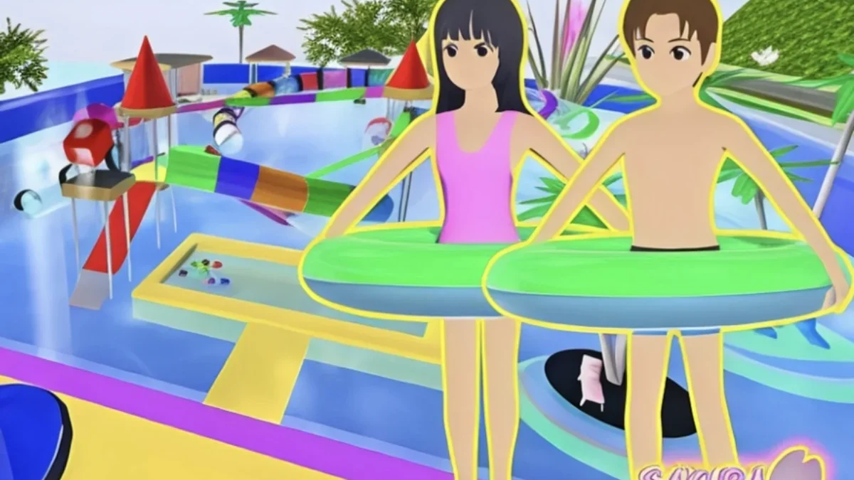 Tutorial Bikin Kolam Renang Seru di Sakura School Simulator! Bisa Buat Main & Pesta Bareng Teman