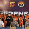 Kapolda Jawa Barat, Irjen Pol Rudi Setiawan saat ungkap kasus praktik judo kasino di Kota Bandung, Jawa Barat, Rabu (18/6/2025). (foto/ANTARA)