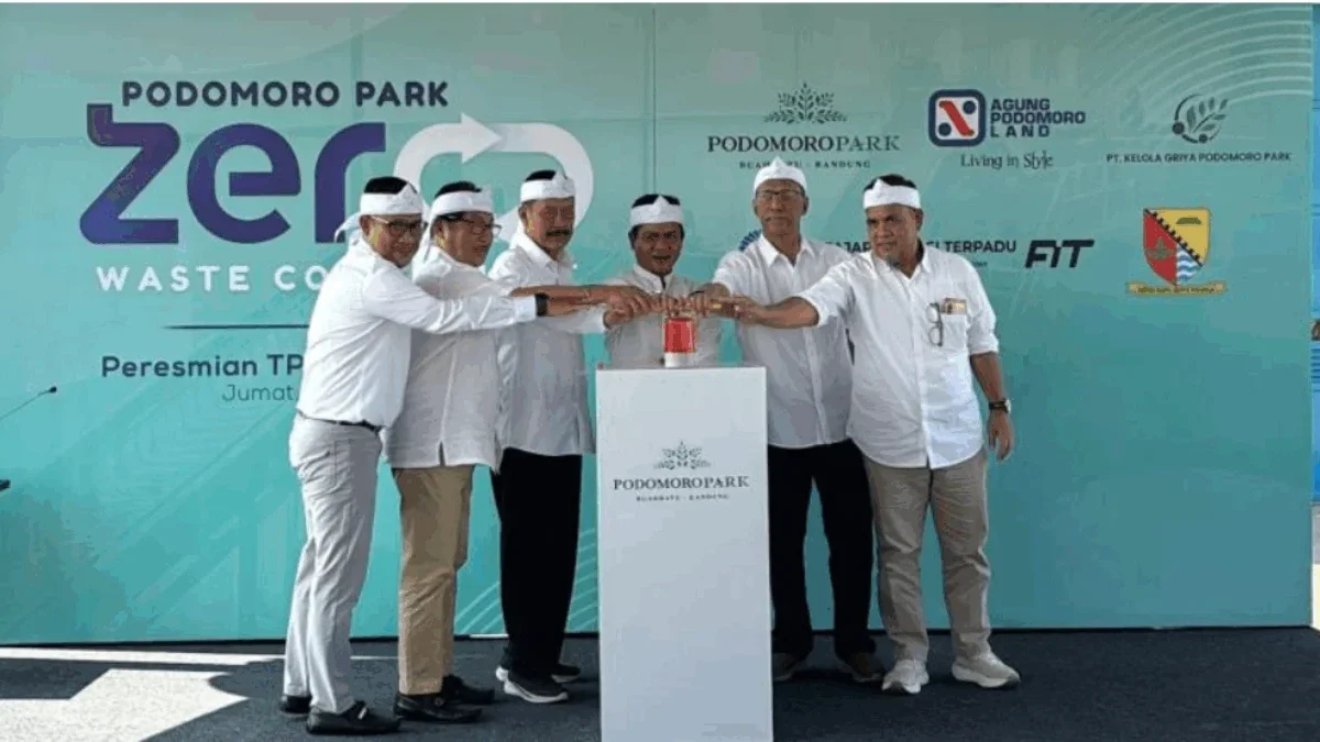 Diresmikan Bupati Bandung, TPST Podomoro Park Jadi Langkah Nyata Gerakan Zero Waste