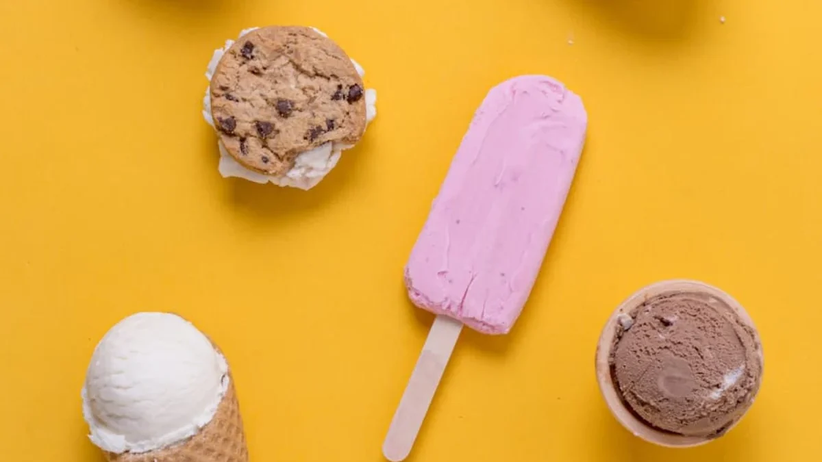 7 Merek Es Krim Sachet Rendah Gula yang Menyegarkan Merek Es Krim Sachet Rendah Gula ( Sumber Gambar: Freepik)
