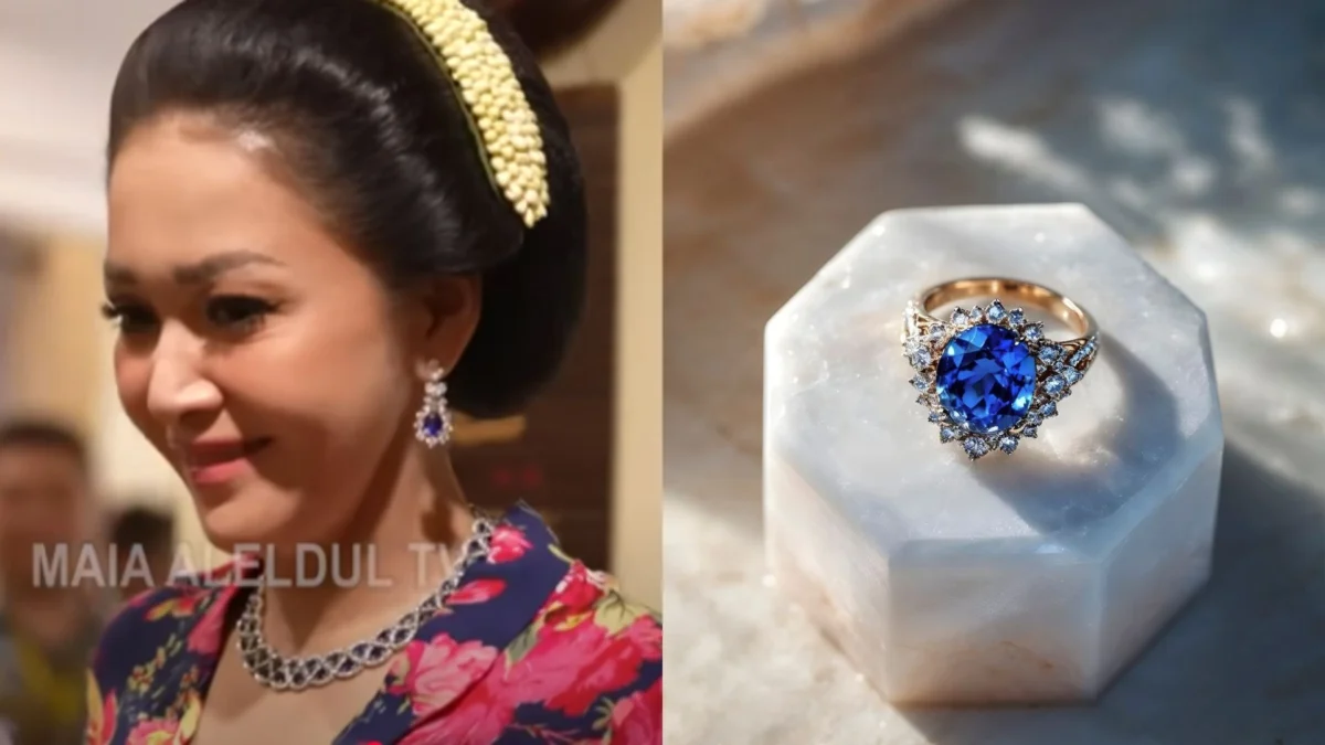 Perhiasan Rp10 Miliar! Intip Fakta Unik Blue Sapphire Maia Estianty