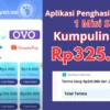 Hanya 1 Misi Bisa Dapetin Rp325.000 dengan Aplikasi Penghasil Uang Terbaru 2025