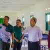 Wali Kota Bogor, Dedie A. Rachim bersama Dandim 0606/Kota Bogor, Kolonel Inf Dwi Agung Prihanto dan Danyonif 315/Garuda, Letkol Inf Bistok Barry Simarmata memastikan kesiapan barak militer di Yonif 315/Garuda, Kota Bogor, Minggu (1/6).(Yudha Prananda / Jabar Ekspres)