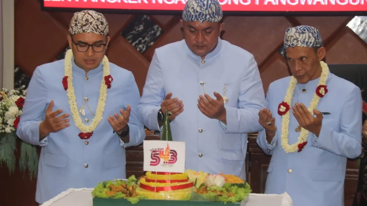 Bupati Bogor Rudy Susmanto saat HJB ke-543