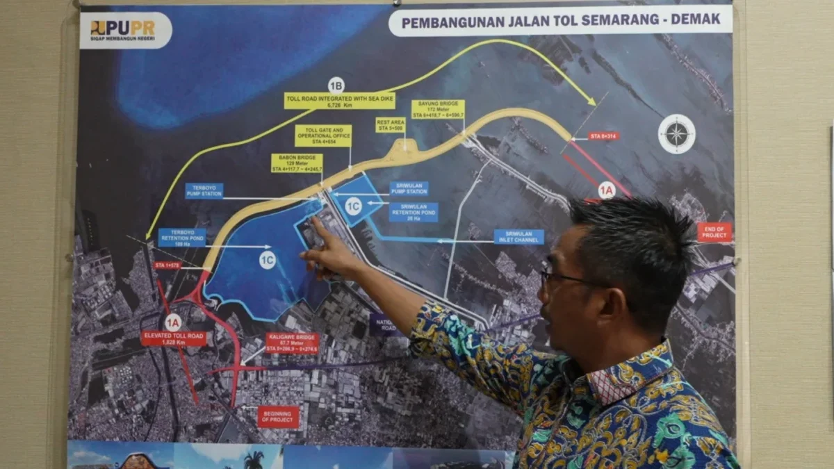 Kepala Satuan Kerja (Satker) Pembangunan Jalan Tol Semarang-Demak, Wandi Saputra