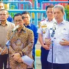 Gubernur Jakarta, Pramono Anung didampingi Wali Kota Bogor, Dedie A. Rachim meresmikan operasional Transjabodetabek rute Blok M Jakarta - Bogor, Kamis (5/6). (Yudha Prananda / Istimewa)