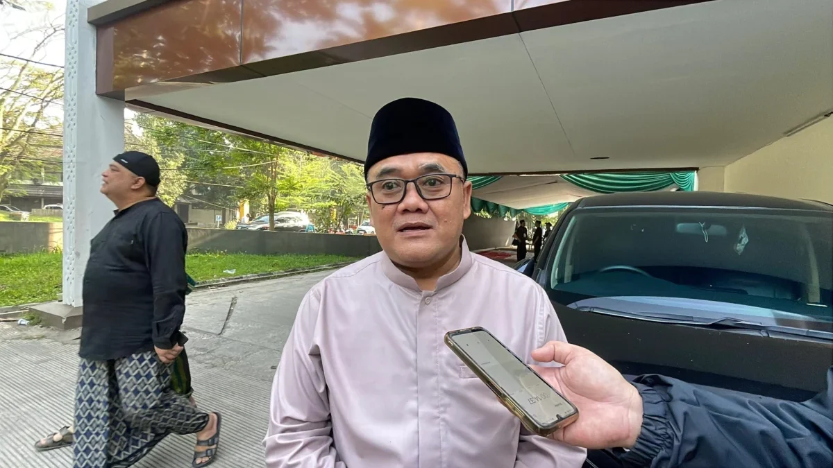 Kepala Disdik Kabupaten Bandung, Enjang Wahyudin saat ditemu di Soreang, Kabupaten Bandung. Foto Agi